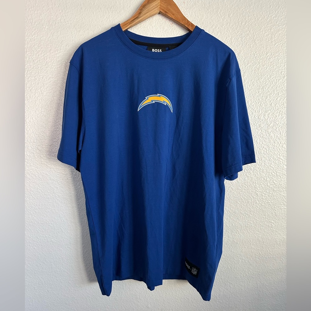 Los Angeles Chargers x HUGO BOSS NFL Shirt NFC Herbert Tomlinson Men Size Large